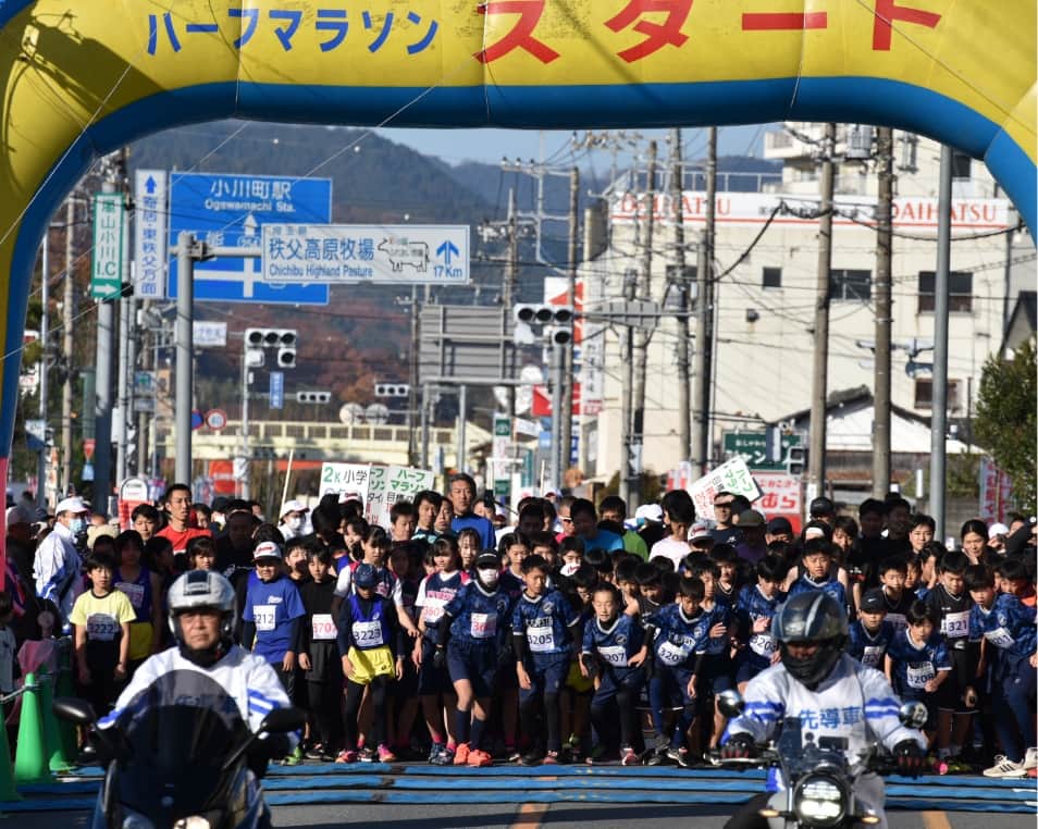 マラソンの様子