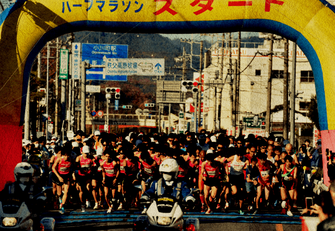 マラソンの様子